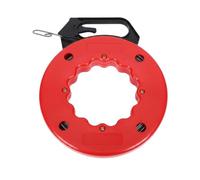 QSTDGVPW Guide-câble Électrique Tire-fils Passe-fil Ruban Enrouleur Outil Électricien Structure Acier et pour Conduits Muraux et, Bobine De Tirage De Câble Rouge Avec Poignée Noire, Modèle FS1320