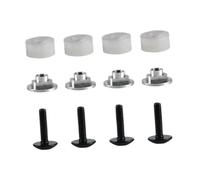 QSTDGVPW Kit de réparation de Remplacement de visière de Casque 4X M4 Stable avec entretoises Kit de matériel de Secours pour visière de Hockey sur Glace