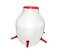 QSTDGVPW Mangeoire pour Agneaux avec Seau, 6 Tétines, Grande Capacité de 8 litres, Accessoires pour Biberons à Lait pour La Pelouse et L'extérieur.