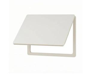 QSTDGVPW multiposte pour Mur Habillage Coffret Compteur Électrique Encastrable Panneau Inclinable Rectangulaire Finition Blanc, Largeur 35 Hauteur 25 Pour 30 20, Fond Uni