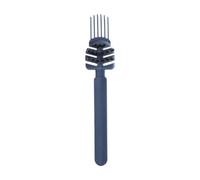 QSTDGVPW Outil de Nettoyage de Brosse à Cheveux Intégrant Extracteur Râteau Brossette Adaptable Matériau PP Solide Poignée Antidérapante Adapté pour Salon de C, BLEU