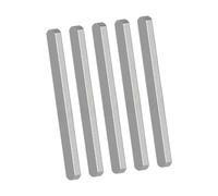 QSTDGVPW Pack de 5 plaques d'acier pour Gilet lesté, Rondes, pour activités Sportives en extérieur, 15 Cm X 2.5 Cm X 0.7