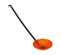 QSTDGVPW Pelle à Glace, épuisette, épuisette, Perche à écumoire Rétractable et Compacte pour La Pêche sur Glace, Matériel de Pêche, Noir Orange Rouge