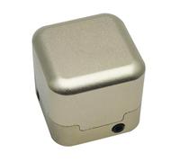 QSTDGVPW Porte-Craie Carré pour Billard en Alliage D'Aluminium et Portable Assure Une Protection Optimale des Craies Utilisable Pendant Les Matchs et, Or