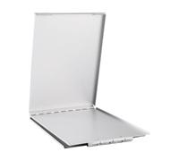 QSTDGVPW Porte-documents à pince métallique portable pour étudiants, écoles commerce, en aluminium