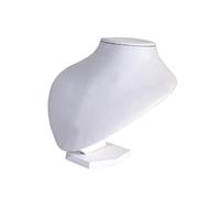 QSTDGVPW Présentoir Collier Support Bijoux Porte-Collier Rangement Coton Bois Protection Douceur Convient pour Organisation Bijoux Maison Exposition Ma,