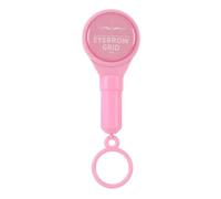 QSTDGVPW Règle Ligne Élastique Fil de Cartographie des Sourcils à Encre Intégrée Corde de Mesure Rétractable Outil de Mapping Ergonomique Plastique Métal, Rose