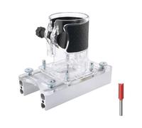 QSTDGVPW Router Base Socle Trimmer pour Défonceuse Menuiserie Support Aluminium Alliage Accessoire Stable et Résistant Adapté à L'Assemblage, avec Outil de Fraisage