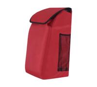 QSTDGVPW Sac pour Chariot de Courses Sac Réutilisable Courses Poche Sécurité Rangement Pratique Tissu Oxford Imperméable Convient pour Déplacement Quotidien Ma, Rouge