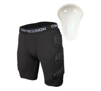 QSTDGVPW Short Gardien Football Mousse EVA Amortissante Ceinture Élastique Résistance à l'usure Respirant Convient Joueur Intensif Entraînement Extérieur, XL