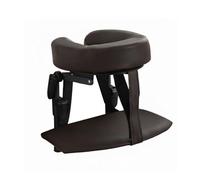QSTDGVPW Support de Lit de Appui-tête Appui-visage Repose-tête Système Ajustable à 180 Degrés avec Adaptateur de Hauteur Fixation Latérale sur Matelas 14cm à, Coffee, 14-45cm C
