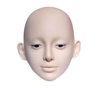 QSTDGVPW Tête de Mannequin pour Extensions de Cils Professionnelles : Pratique Du Maquillage Du Visage