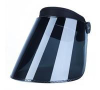 QSTDGVPW Visière de Soudage Écran Masque Casque Grande Couverture Du Visage Charnière 180 Degrés Polycarbonate Résistant, Écran De Soudage Et De Découpe Agrandi, Gris, Gris
