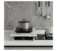 QSTGX Cache Plaque De Cuisson Gaz Protection Plaque Cuisson Gaz Couvercle résistant à la chaleur pour cuisinière à gaz Support moderne en grès pour cuisine(A,34X45X8.3 CM)
