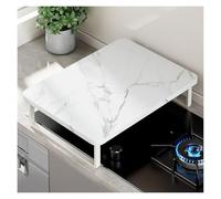 QSTGX Cache Plaque De Cuisson Gaz Protege Plaque De Cuisson Doté de patins antidérapants Pour comptoir, évier, camping-car et appareils électriques(A,30X54X8.8 CM)