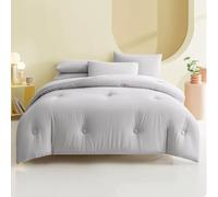 QSTGX Couette 220x240 4 Saisons Ensemble de Couette King Size Couverture en Coton soja brossé Ultra-Doux Épaisse et Chaude(B,200x230cm(2.5KG))