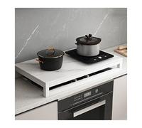 QSTGX Couvercle De CuisinièRe Couvercle pour plaque de cuisson électrique en ardoise Plan de travail de cuisine Résistant aux températures élevées Facile à nettoyer(F,50x80x8.6 CM)