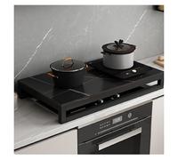 QSTGX Couvercle De CuisinièRe Couvercle pour plaque de cuisson électrique en ardoise Plan de travail de cuisine Résistant aux températures élevées Facile à nettoyer(A,50x80x8.6 CM)