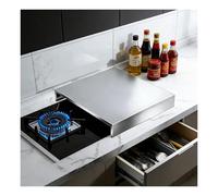 QSTGX Couvre Plaque de Cuisson Gaz 2 Feux Protection Plaque De Cuisson Plaque Protection Pour Plaque Induction Pour Comptoir, Évier, Camping-car(40x48x9cm)