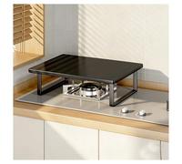 QSTGX Couvre Plaque de Cuisson Gaz Plaque de Protection pour Plaque Induction Support de Cuisine Étagère Multifonctionnelle Installation Sans Frais Panneau Extra Large(E,30x54x14 cm)