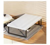 QSTGX Couvre Plaque de Cuisson Gaz Plaque de Protection pour Plaque Induction Support de Cuisine Étagère Multifonctionnelle Installation Sans Frais Panneau Extra Large(B,30x54x8.5 cm)