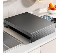 QSTGX Couvre Plaque de Cuisson Induction, Protection Plaque de Cuisson Comptoir Extra Large Conception Antidérapante Installation Sans Outils(B,40x48x7cm)