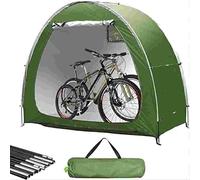 QSTGX Garage Voiture Exterieur Tente pour VéLos Tissu Oxford 210D Durable Résistant à l'abrasion pour Motos, Outils de Jardinage, tondeuses à Gazon(B,210x150x165CM)