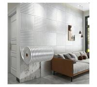 QSTGX Panneau Mural Decoratif Panneaux Muraux 3D Adhesif Support en Feuille D'aluminium Convient Pour Cuisine, Salon, Bureau, Télévision, Mur D'arrière-plan(C,68 cm x 14 m)