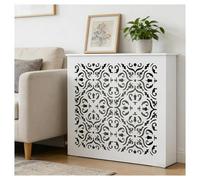 QSTGX Radiator Cabinet Radiator Covers with Shelf Decorative Splitter Cover for Living Room Bedroom Bathroom Office Storage and Decor(80x90x25 cm)