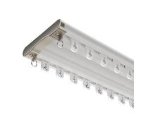 QSTGX Rail Rideaux Plafond Tringle Plafond pour séparer Une Chambre, Un Salon, Une Chambre à Coucher, Un Bureau ou Une Salle d'hôpital(1.3m/51.18 in)