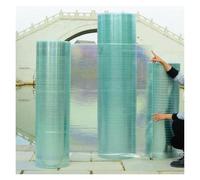 QSTGX Rouleau Polycarbonate Plaque Polycarbonate Transparente Film Transparent Anti-UV Pour Serres Pour Vérandas, Auvents, Balcons, Pergolas, Garages(0.5x3m)