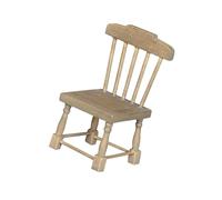 Qsvbeeqj 1/12 Dollhouses Table à manger et chaise idéale pour la scène de salon miniature et les jeux de rôle pour enfants Meubles de poupée