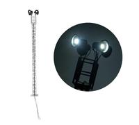 Qsvbeeqj 1 lampadaire LED pour train de chemin de fer, lampe de table de guerre, modélisme, modélisme, 3 V, éclairage de chemin de fer