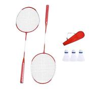 Qsvbeeqj 1 paire de racquet de badminton professionnel - Selle légère - Racquet pour l'extérieur - Double raquette de badminton