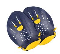 Qsvbeeqj 1 paire d'équipement d'entraînement de natation en silicone souple Outil d'entraînement de natation Gants tissés à la main Résistance à l'eau Réduction Pagaie à main pour adultes et enfants