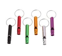 Qsvbeeqj 1 pièce chien en métal avec porte-clés formation de chien sifflets pour la maison dressage chien en plein air jeu couleur aléatoire sifflets flûte qui fait venir les chiens à vous ce que