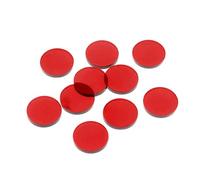 Qsvbeeqj 10Pcs Pool Cue Tips Clear Acrylic Replacement Tip Pools Stick Snookers Cues Tips Billiard Cue Accessories Pool Strong Hardness Stick Tip