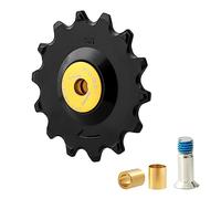 Qsvbeeqj 11T 12T 13T 14T Dérailleur arrière Roue jockey Vélo Roulement Céramique Poulie Guidage Roue de guidage Accessoires de vélo Durable