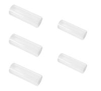 Qsvbeeqj 18650 à 21700 douille d'adaptateur de batterie de lampe de poche transparente et isolante boîtier de conversion de batterie boîtier adaptateur