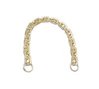 Qsvbeeqj 40/60 cm - Chaîne de brasserie en acrylique - Sac à main - Chaîne de rechange, or, Taille 40