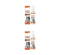 Qsvbeeqj 4floz Spray dissuasif pour chats Extraits d'agrumes Utilisation intérieure et extérieure Pour chats grimpant sur les lits et les dommages causés par les meubles