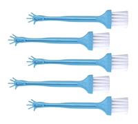 Qsvbeeqj 5 petites brosses pour le nettoyage rapide du clavier d'ordinateur à domicile ou en déplacement Brosse de nettoyage électronique de la poussière