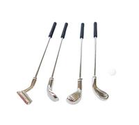 Qsvbeeqj 5 pièces Accessoires de sport de golf pour poupées tels que clubs et balles pour jeux réalistes jeux libres Scène décors poupées Modèle de golf pour enfant