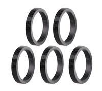 Qsvbeeqj 5 pièces Casque de vélo de route pour machine à laver Tronc Casque Spacer Roue en fibre de carbone Fourche Machine à laver Vélos Accessoires légers et robustes