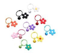 Qsvbeeqj 9 Pièces De Couleur De Bonbons Charme Avec Cloches Pour Accessoires Porte-clés Bijoux Faire Chaîne Accessoires De Mode Porte-clés Pour Les Femmes