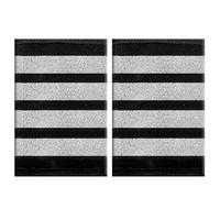 Qsvbeeqj Accessoire de costume de policier Captain Star à rayures épaulettes épaulettes épaulettes de sécurité uniforme de sécurité uniforme de sécurité, Épaulette argentée 4 B, taille unique