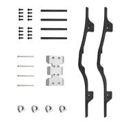 Qsvbeeqj Accessoires de mise à niveau pour télécommande Crawlers Kit de châssis de châssis en aluminium pour SCX10 90046 avec châssis de voiture incliné