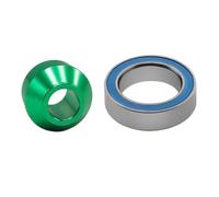 Qsvbeeqj Adaptateur en aluminium résistant à la chaleur avec roulements scellés simplifie l'entretien de la voiture à distance et améliore le gobelet en aluminium CVA pour voitures télécommandées