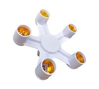 Qsvbeeqj Adaptateur répartiteur d'ampoule LED E27 vers E27 pour maison, salle à manger, studio photo, convertisseur d'ampoule LED