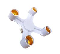 Qsvbeeqj Adaptateur répartiteur d'ampoule LED E27 vers E27 pour maison, salle à manger, studio photo, convertisseur d'ampoule LED